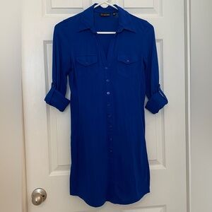 Ultra Flirt Royal Blue T-shirt dress. Size M